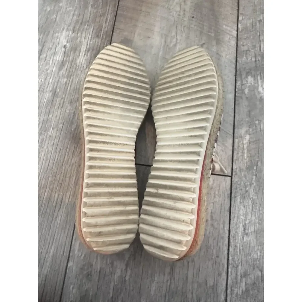 SZ Blockprints x Anthropologie Daphne Floral Lace-Up Espadrille Sneaker 9 9.5